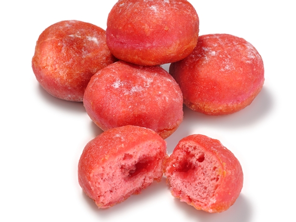 MINI BERLINERS RED FRUIT, 5 stuks