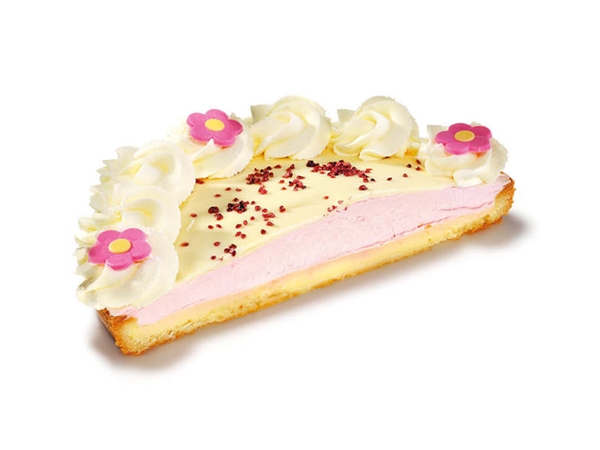 FRAMBOOS WITTE CHOCOLADEVLAAI HALF
